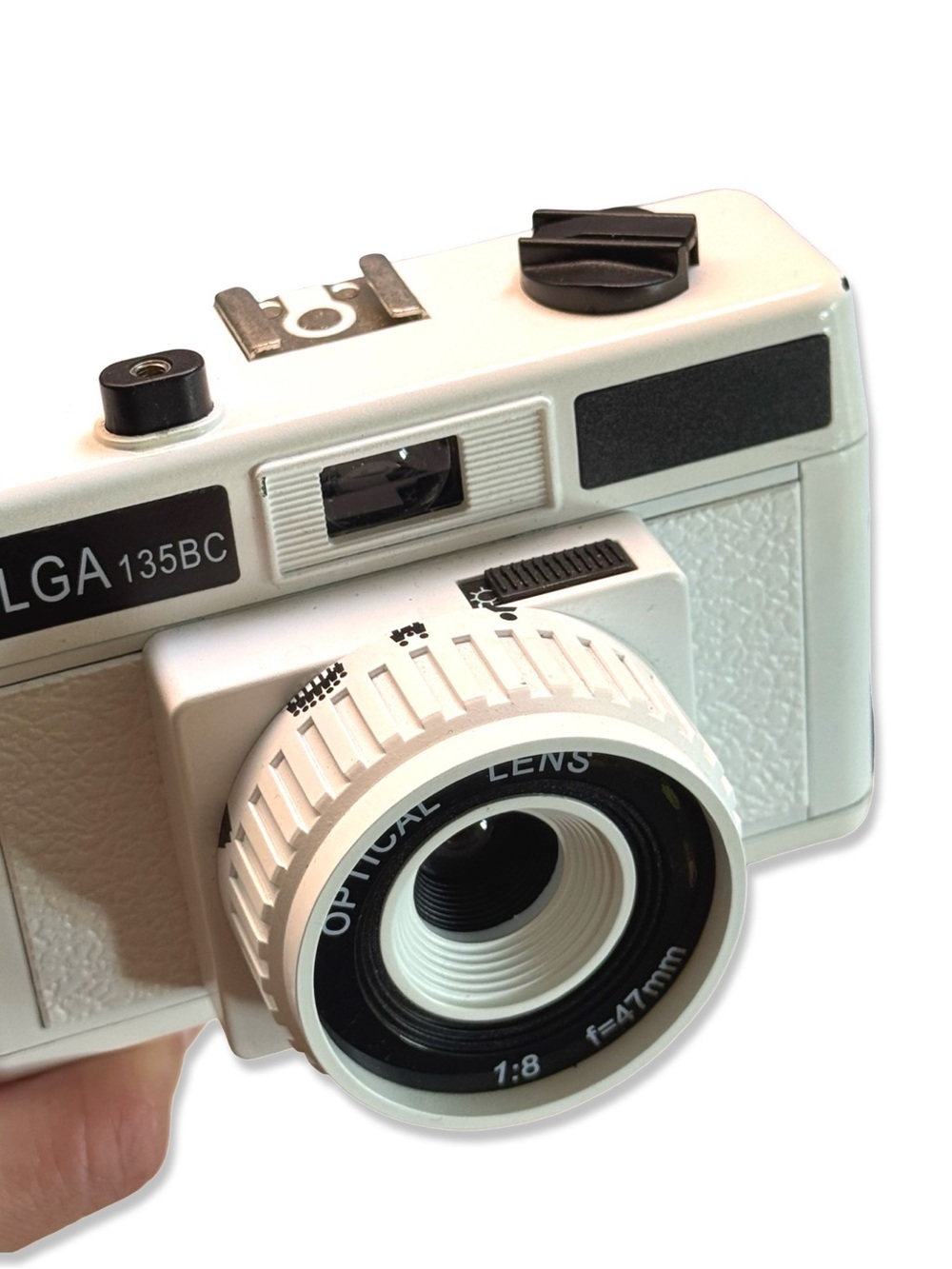 Vintage HOLGA 135BC White Lomo 35mm Film Camera Black Corner Effect - NWOT - Picture 6 of 14